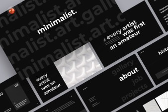 Bold Minimalism PowerPoint Template